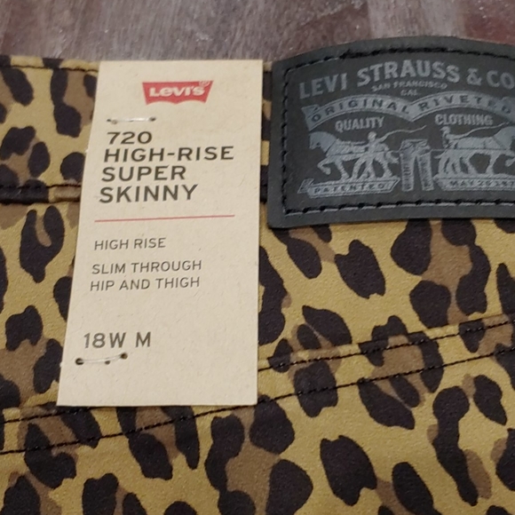 Levi's Plus Size  Leopard Pants..Size Various - Picture 7 of 10